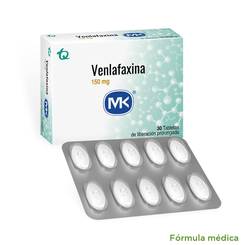 Venlafaxina 150Mg Tabletas Liberacion Prolongada Caja X 30 Mk