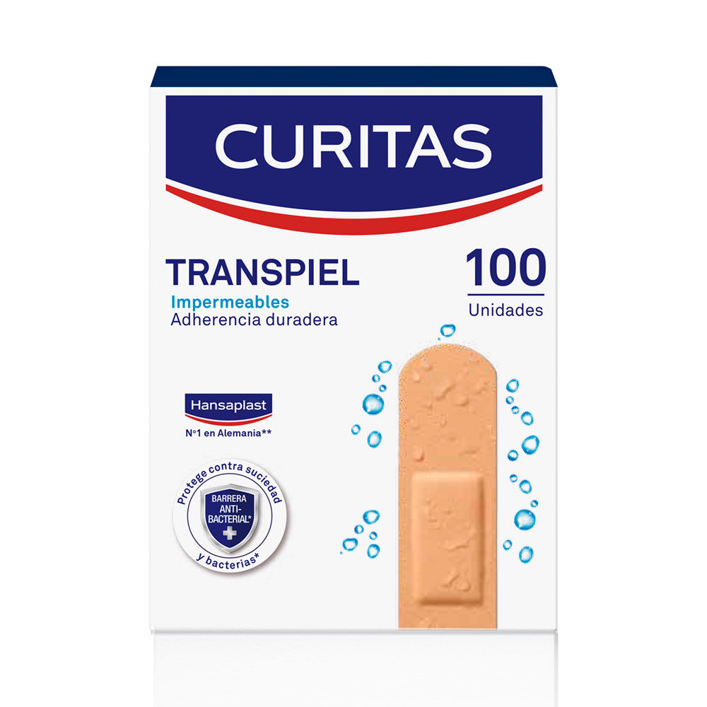 Curitas Transpiel Impermeable Caja 100 Hansaplast