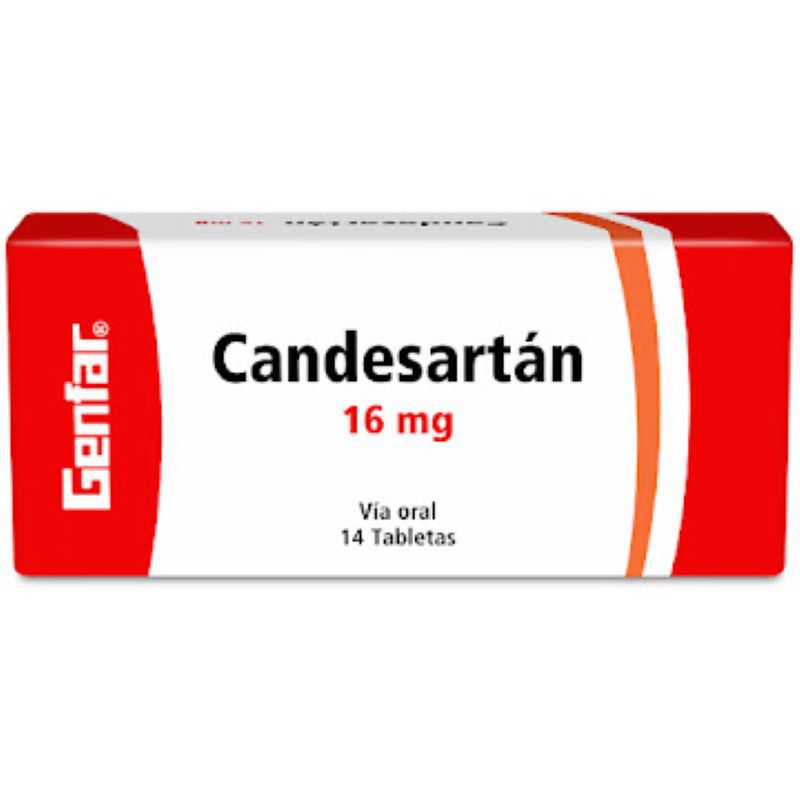 Candesartan 16Mg Tabletas Caja X 14 Genfar