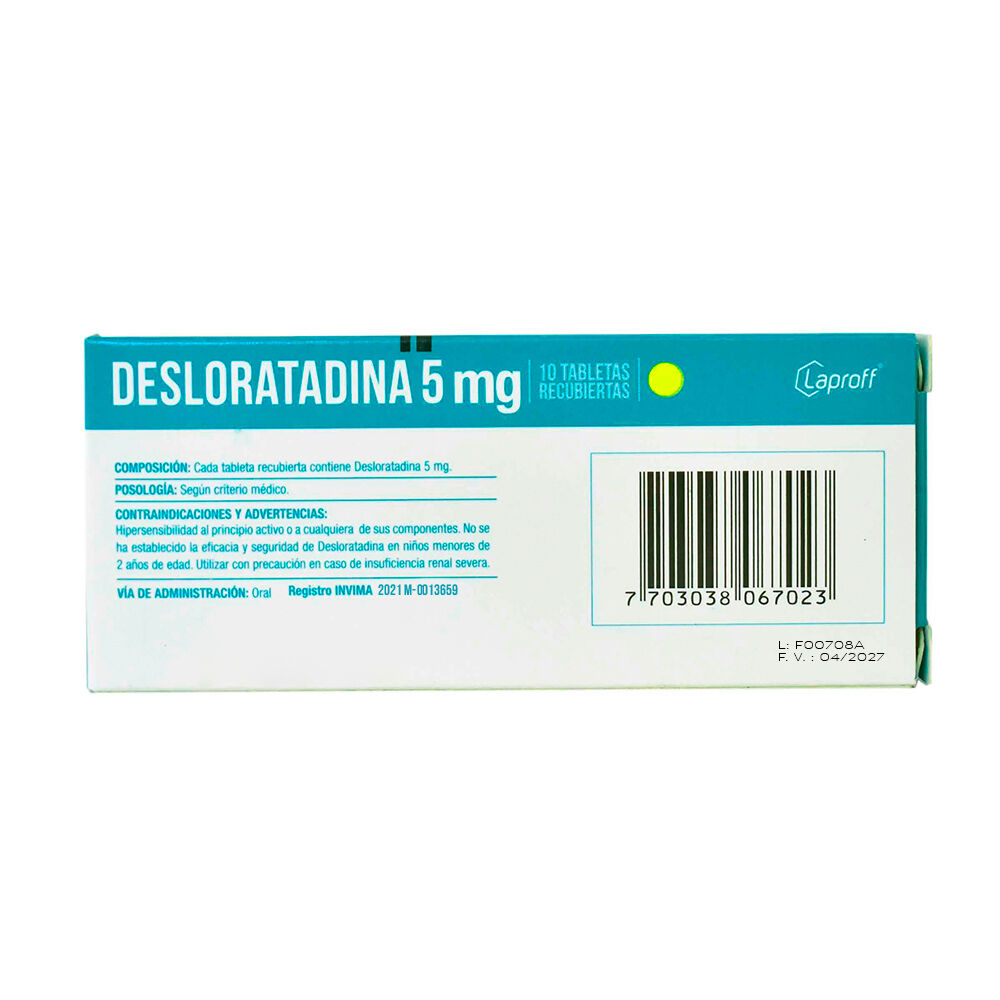 Desloratadina-5Mg-Tab-Rec-Caj10-Laproff-imagen-3