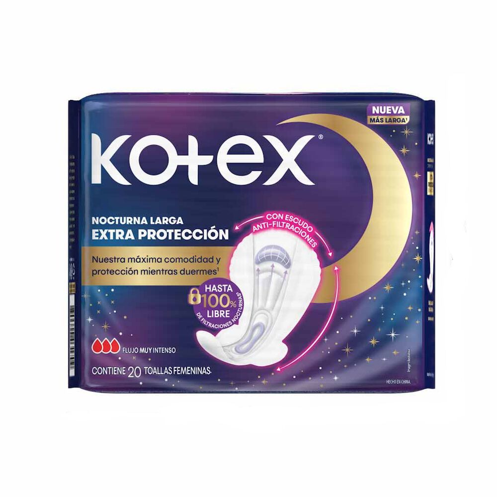Toallas-Femeninas-Kotex-Nocturna-Larga-Extra-Proteccion-Paq-X-20Und-imagen