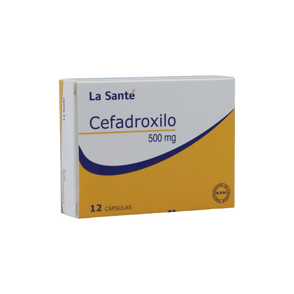 Cefadroxilo La Santé 500Mg Caja X 12 Cápsulas
