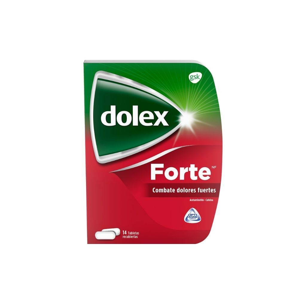 Dolex Forte Nf Tabletas Recubiertas Formula Mejorada (500+65)Mg Caja X 14