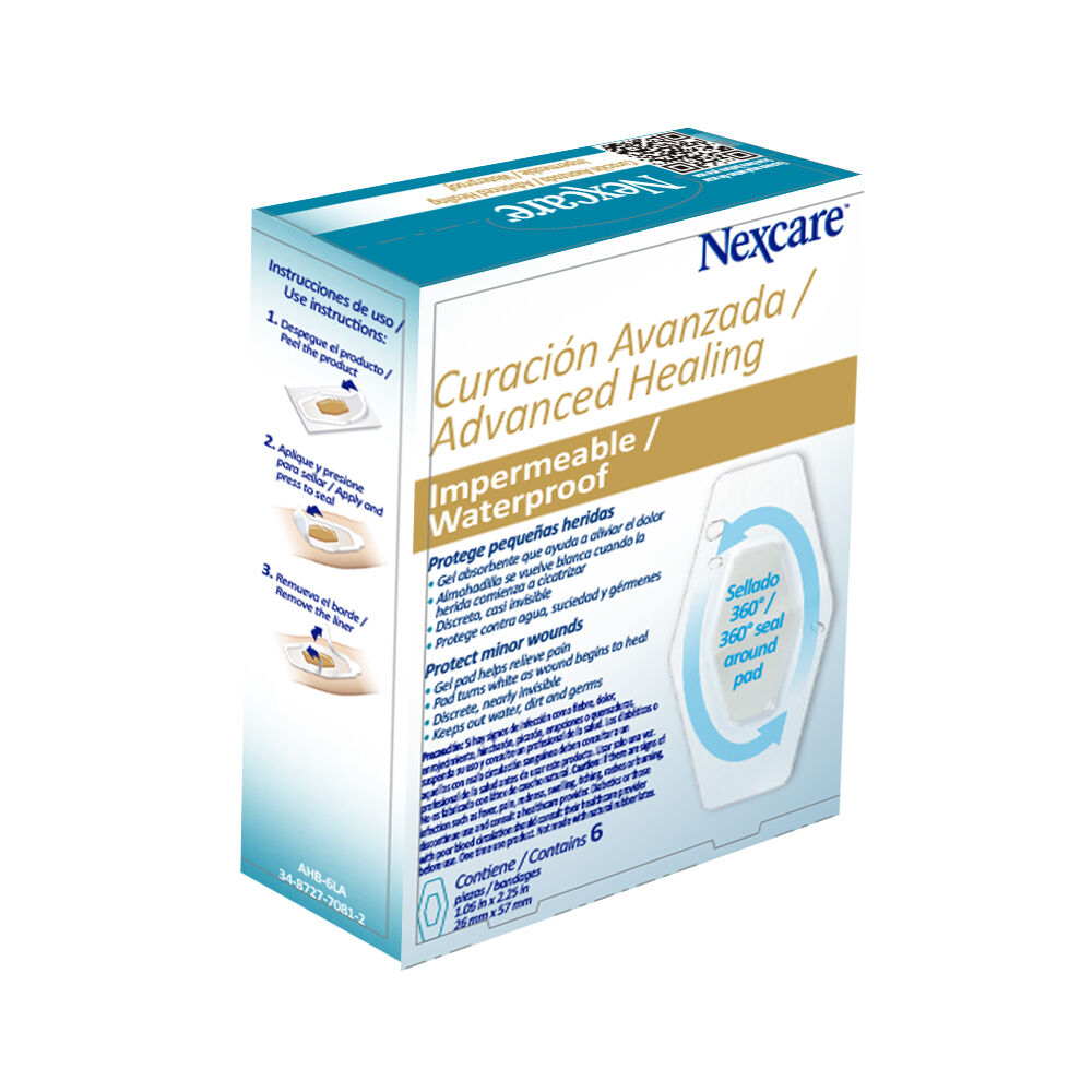 Banditas-Curacion-Avanzada-Impermeable-Caja-X-6-3M-Nexcare-26Mm-X-57Mm-imagen-2