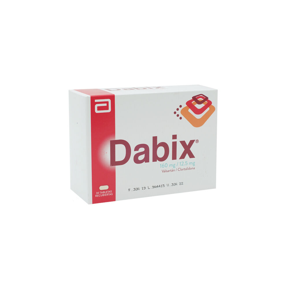 Dabix-(12.5+160)Mg-Tableta-Recubierta-Caja-X-30-imagen