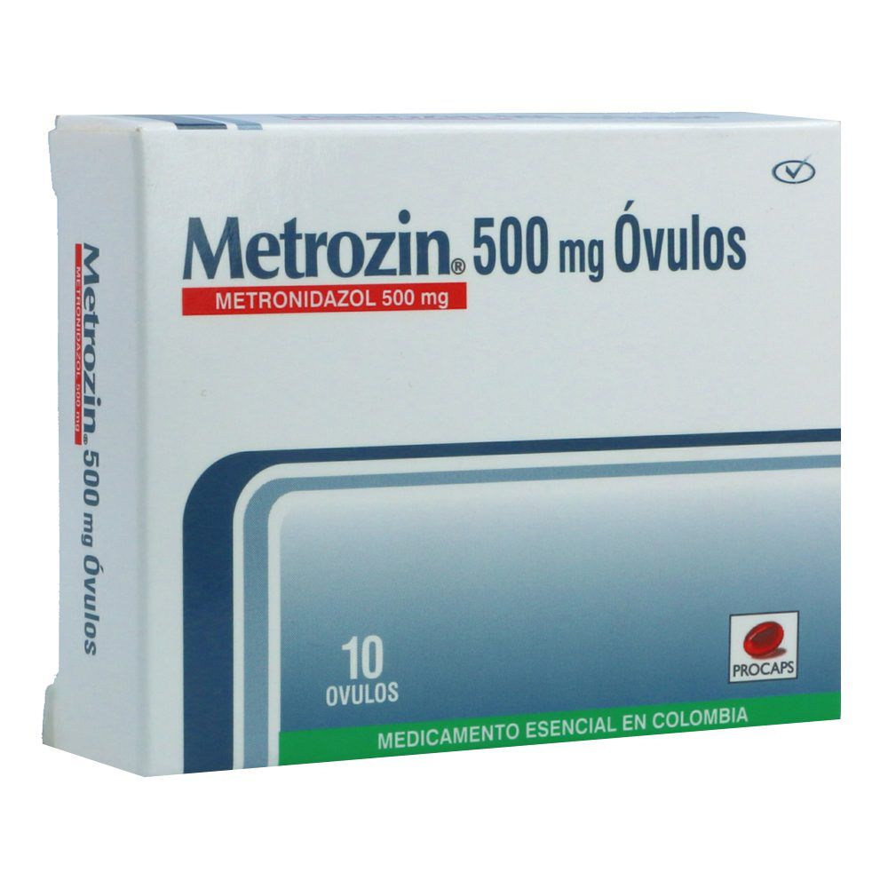 Metrozin 500Mg Caja X 10 Ovulos