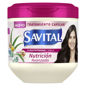 Tratamiento-Capilar-Savital-Nutricion-Avanzada-Con-Multivitaminas-Y-Sabila-Pote-X-425Ml-imagen