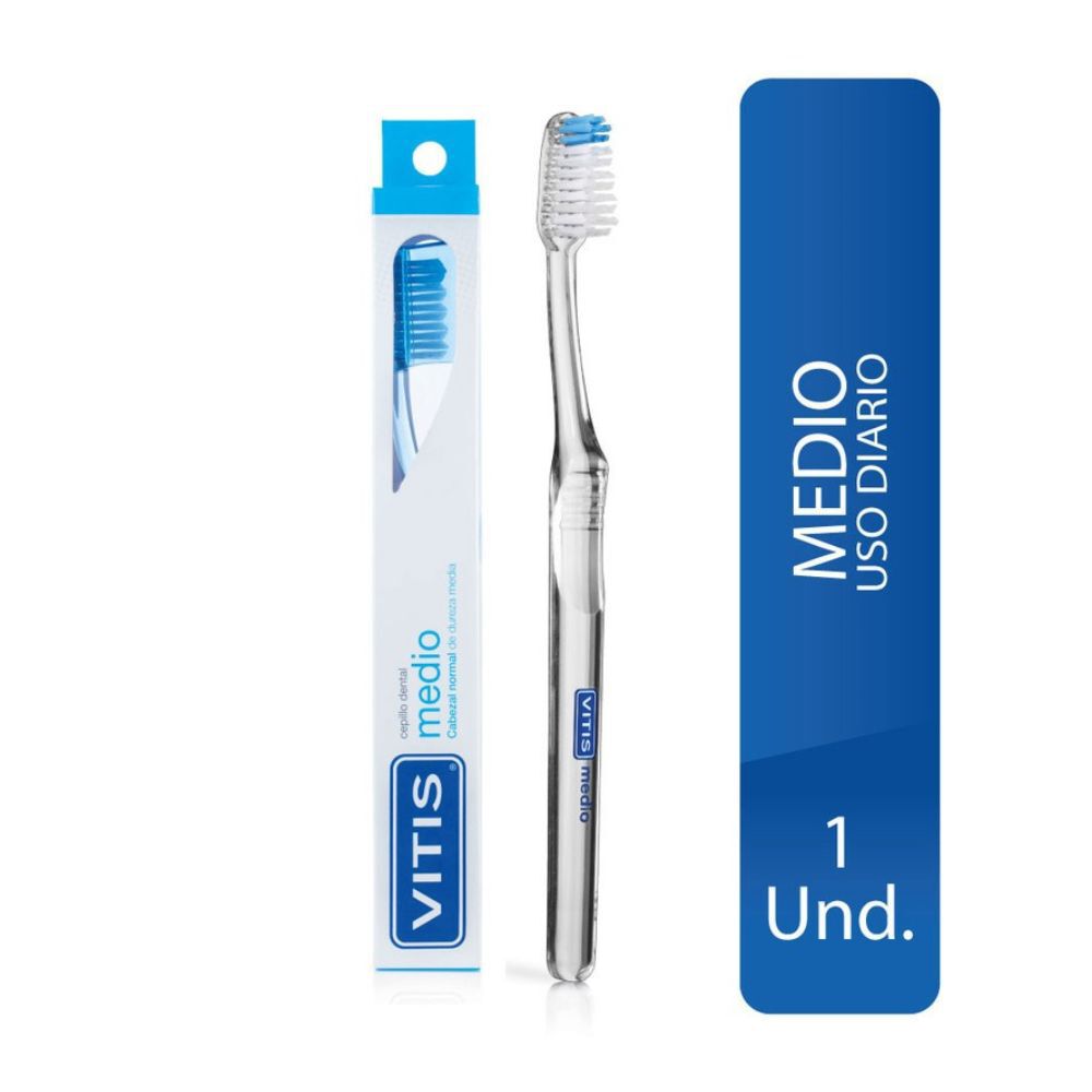 Cepillo Dental Vitis Medio Caja 1