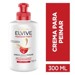 Crema-Para-Peinar-Reparacion-Total-5-Elvive-Frasco-por-300Ml-imagen