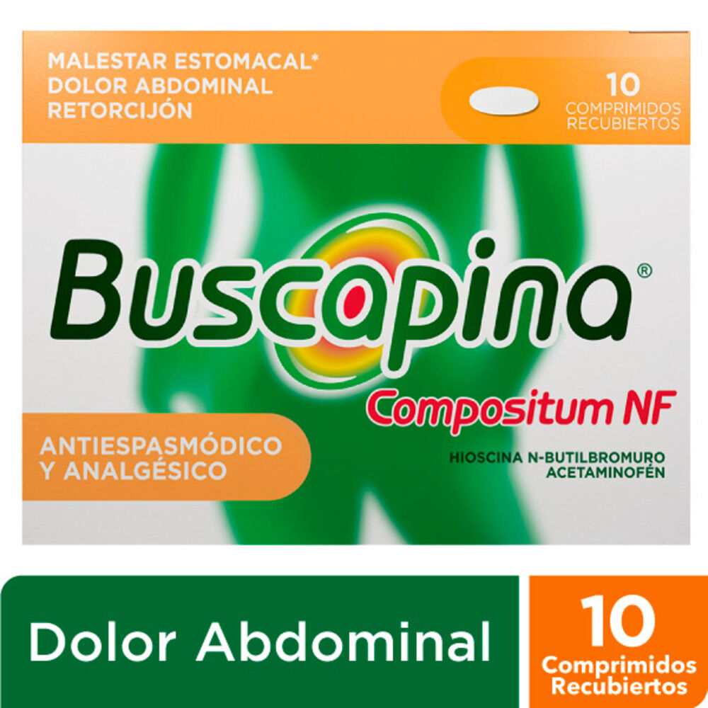 Buscapina Compuesta Nf Tableta Recubierta (325+10) Mg Caja X 10