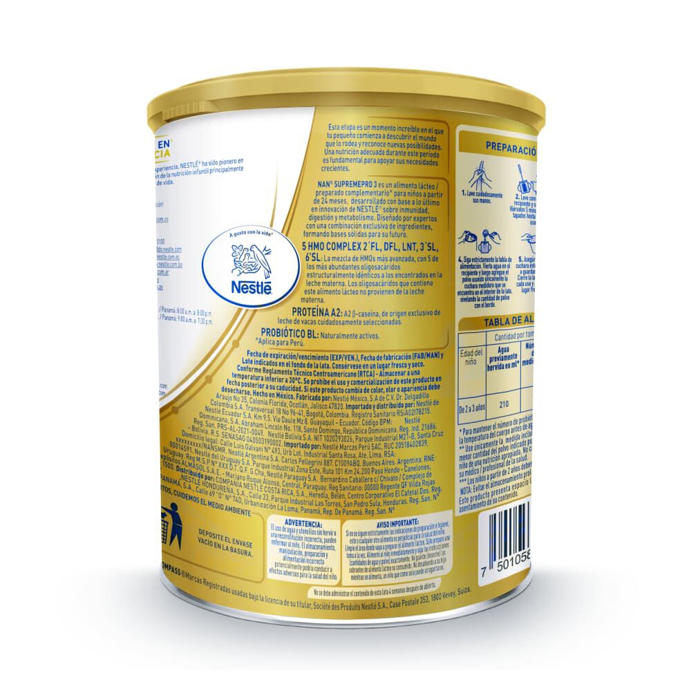 Nan-3-Nestle-Supreme-Pro-Hm-O-Formula-Láctea-Mayor-2-Años-Tarro-X-800Gr-imagen-2