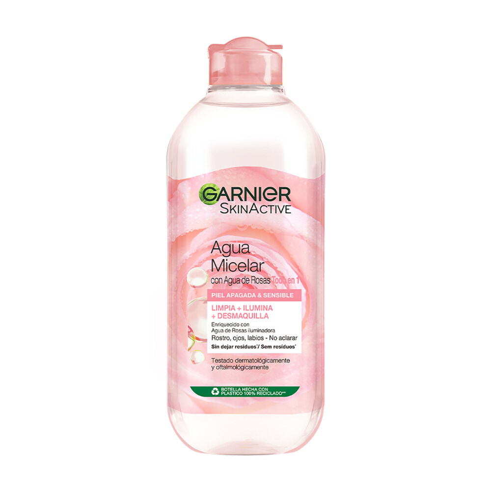 Agua Micelar Garnier Skin Active  De Rosas 400 Ml