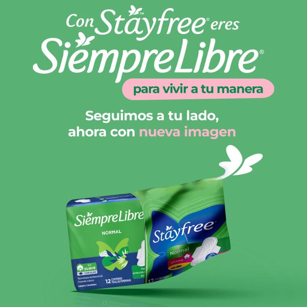 Super-Pack-Toallas-Femeninas-Stayfree-Con-Alas-Normal-Tela-Suave-Bolsa-X-42-imagen-3
