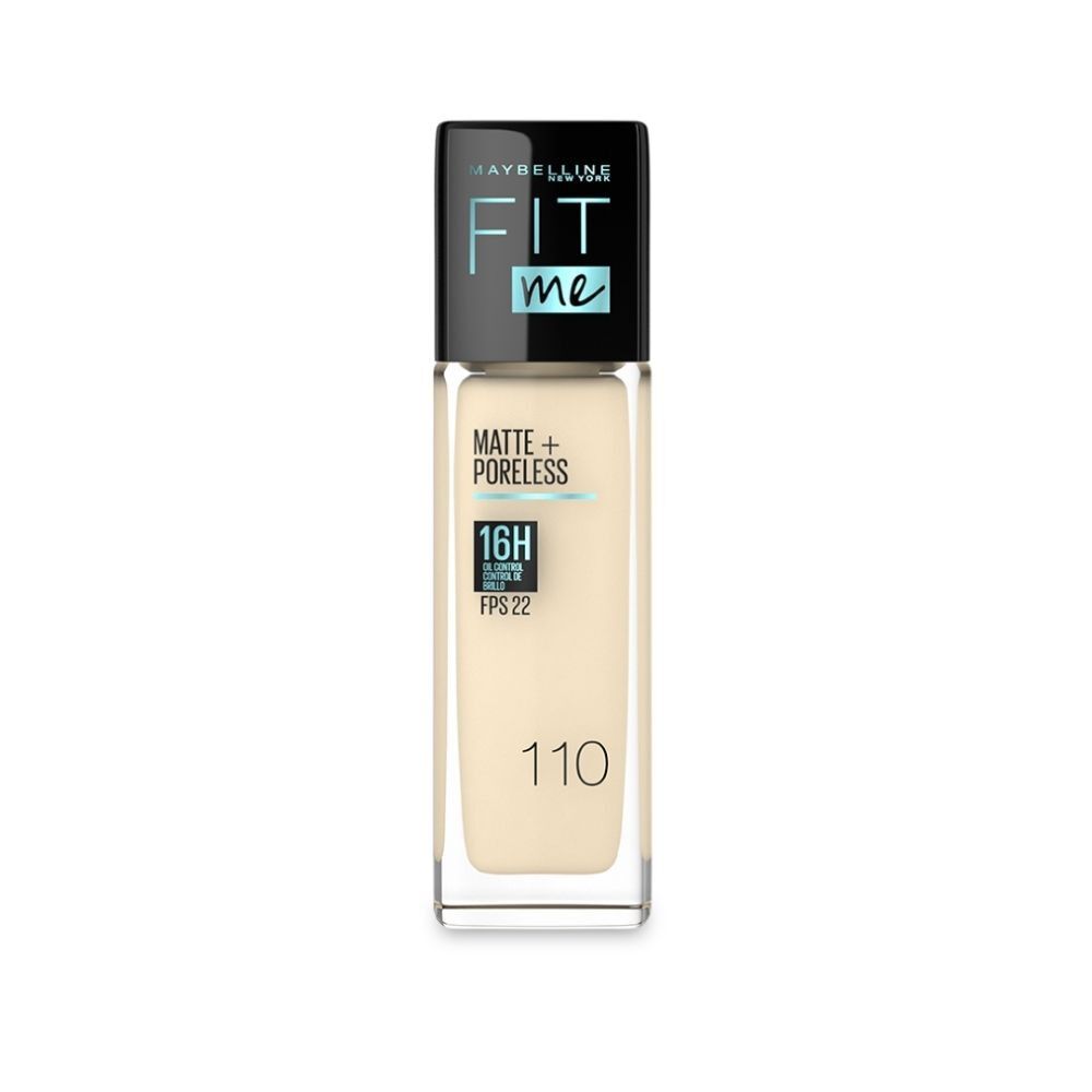 Base-L&iacute;quida-Maybelline-Fit-Me-Matte-+-Poreless-Acabado-Mate-Tono-110-Porcelain-30-Ml--imagen-1