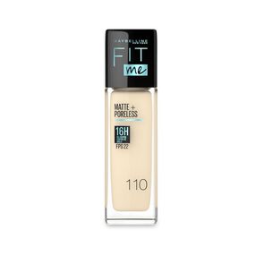 Base-L&iacute;quida-Maybelline-Fit-Me-Matte-+-Poreless-Acabado-Mate-Tono-110-Porcelain-30-Ml--imagen