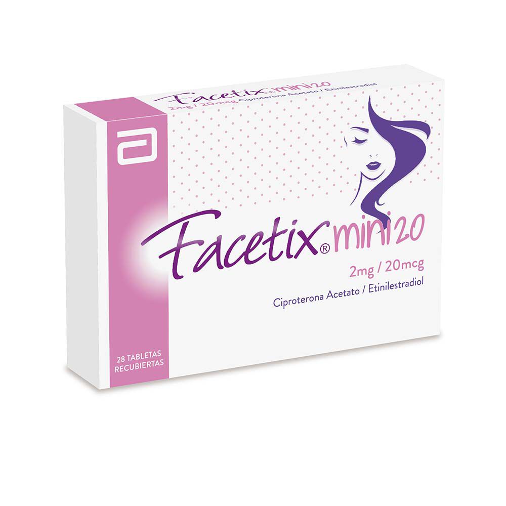 Facetix Mini 20 (2+0.2)Mg Caja X 28 Tabletas Recubiertas