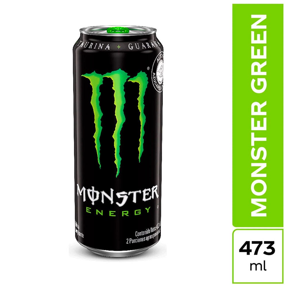 Bebida Energizante Monster Energy Green Lata 473Ml