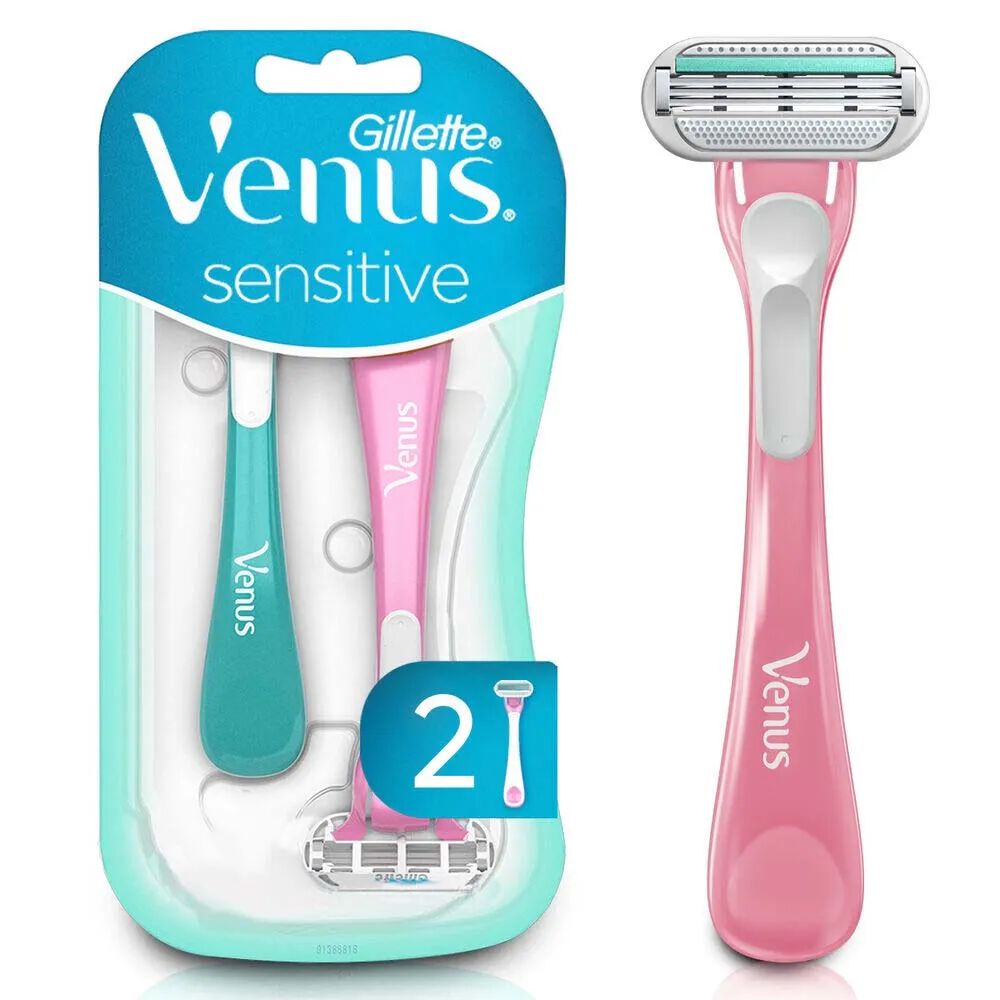 Maquina Depilacion Mujer Gillette Sobre X 2 Venus Sensitive