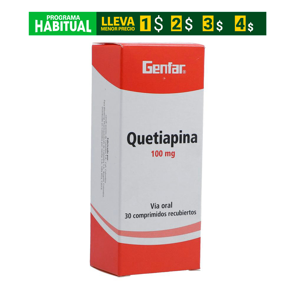 Quetiapina-Tabletas-Recubiertas-100Mg-Caja-X-30-imagen