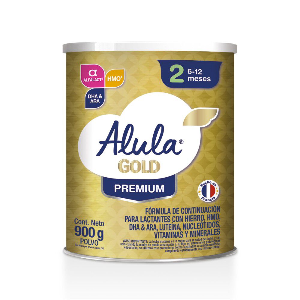 Alula Gold 2 Premium 6-12 Meses Tarro 900Gr