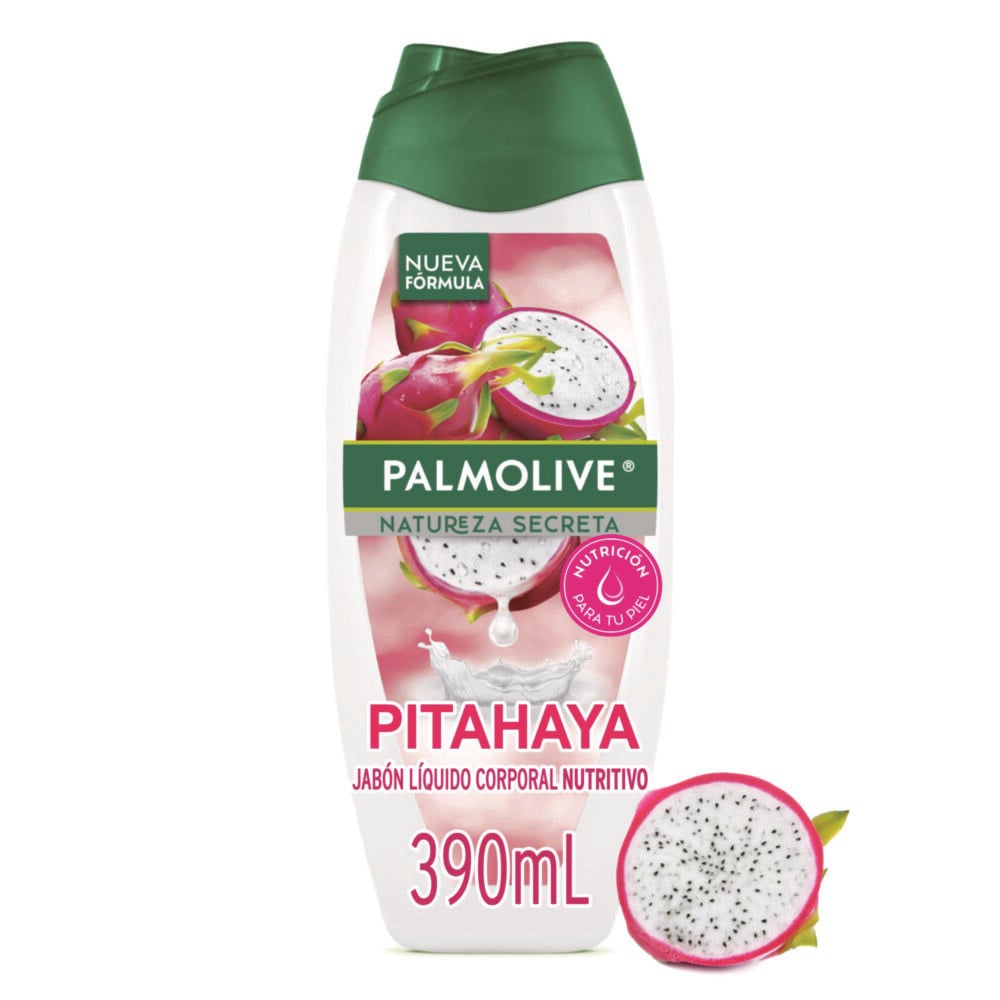 Jabon-Liquido-Corporal-Palmolive-Natureza-Secreta-Frasco-X-390Ml-Pitahaya-Dragon-Fruit-imagen-1
