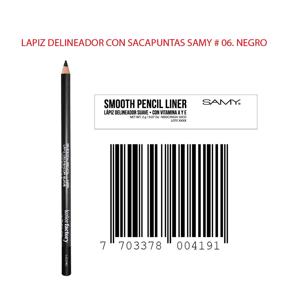 Lapiz-Delineador-Suave-Con-Sacapuntas-Vitamina-A-Y-E-Samy-Unidad-X-2Gr-06.-Negro-imagen-2