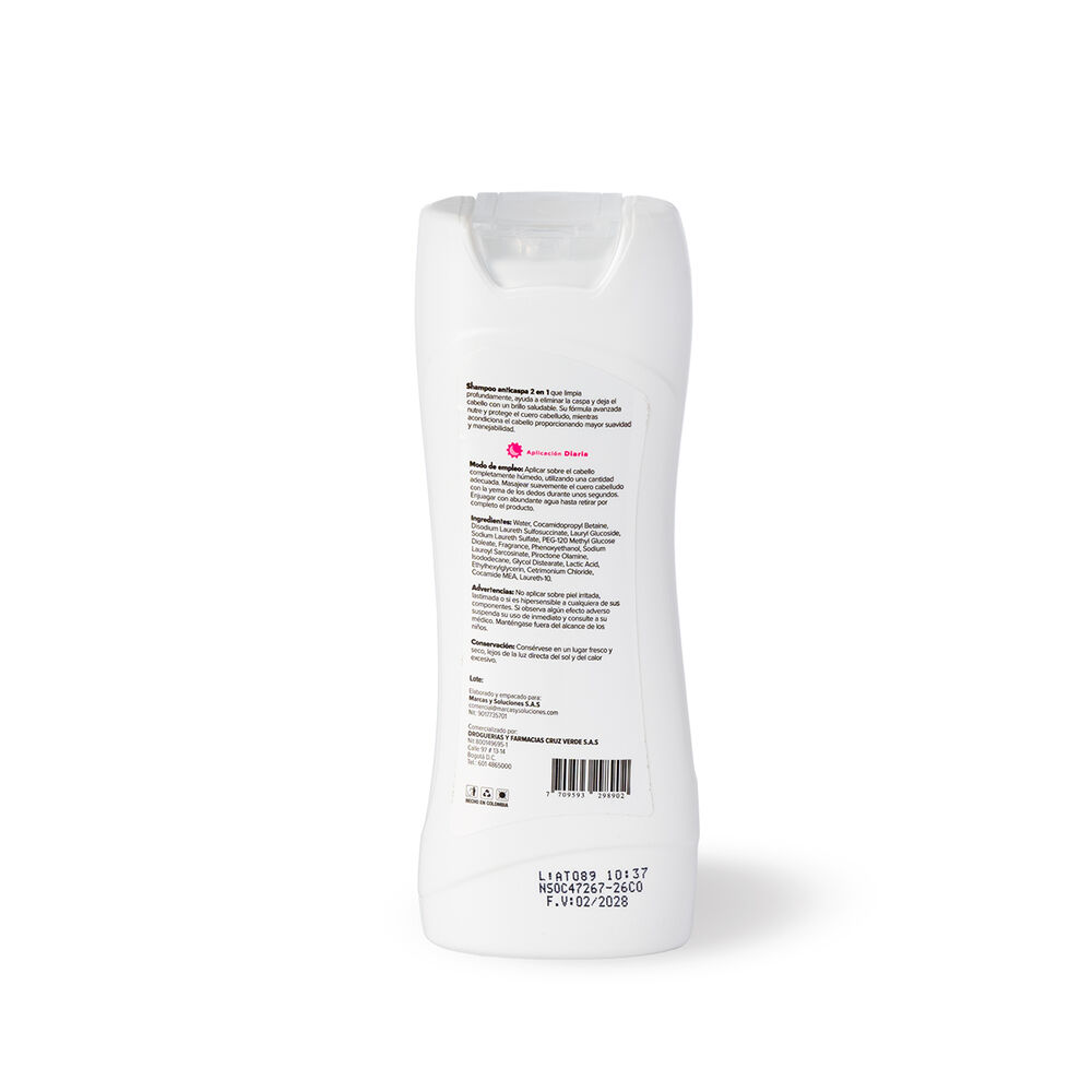 Shampoo-Anticaspa-Laorem-Limpieza-Y-Suavidad-2-En-1-Fco-200Ml-imagen-2