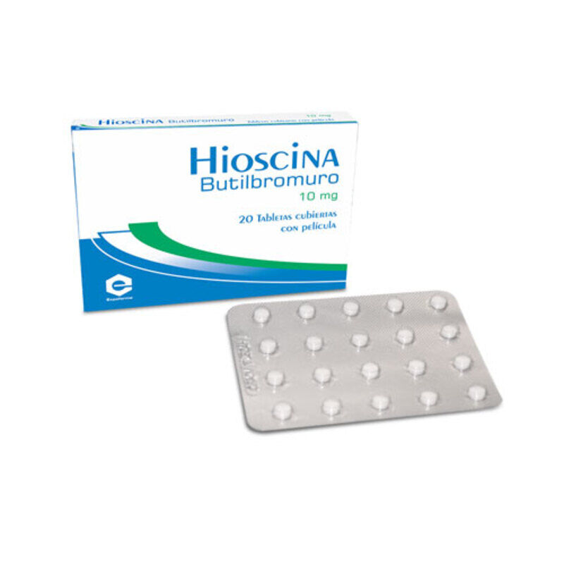 Hioscina Butil Bromuro 10Mg Tabletas Recubiertas Caja X 20 Expofarma