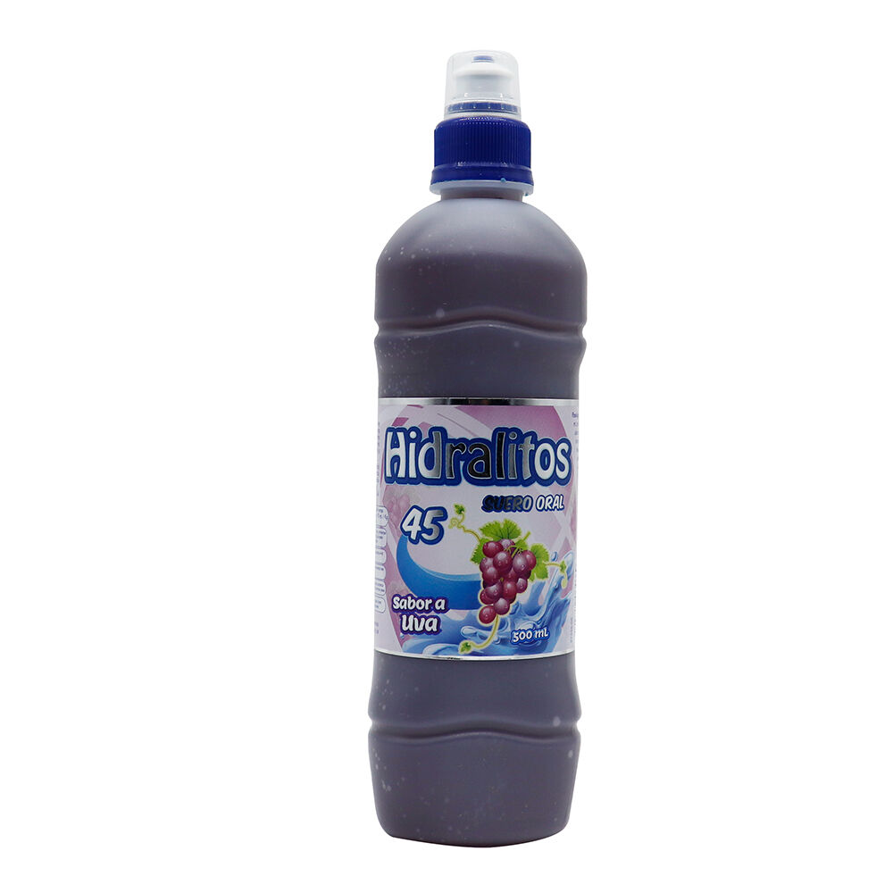 Hidralitos 45Meq(Na)/L Solucion Oral Frasco X 500Ml Uva