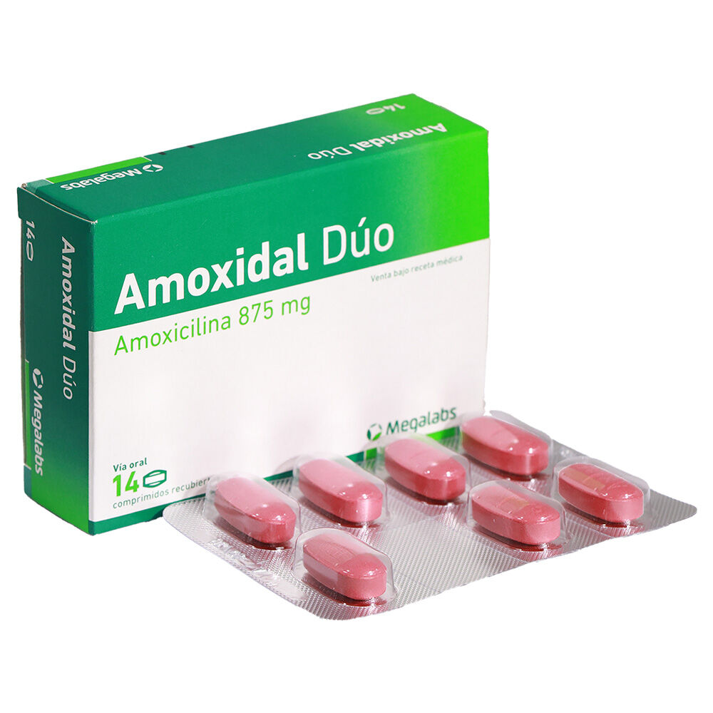 Amoxidal-Dúo-875Mg-Caja-X-14-Grageas-imagen
