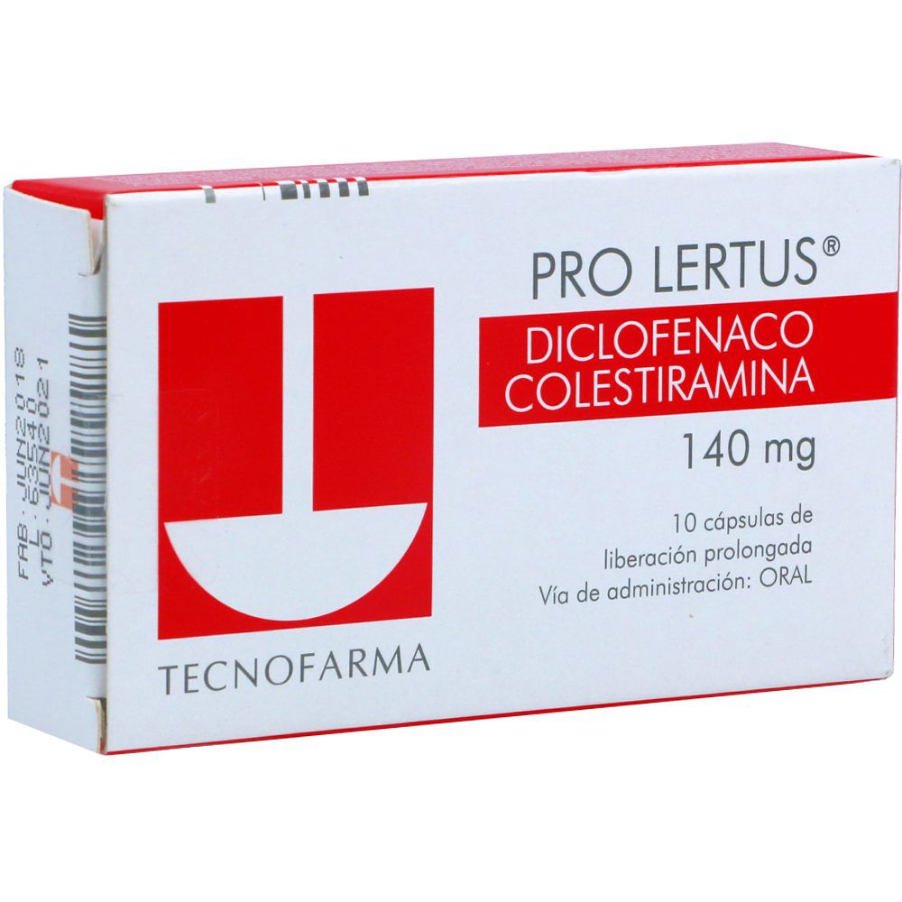 Pro LertusCápsulas Liberación Prolongada 140Mg Caja X 10