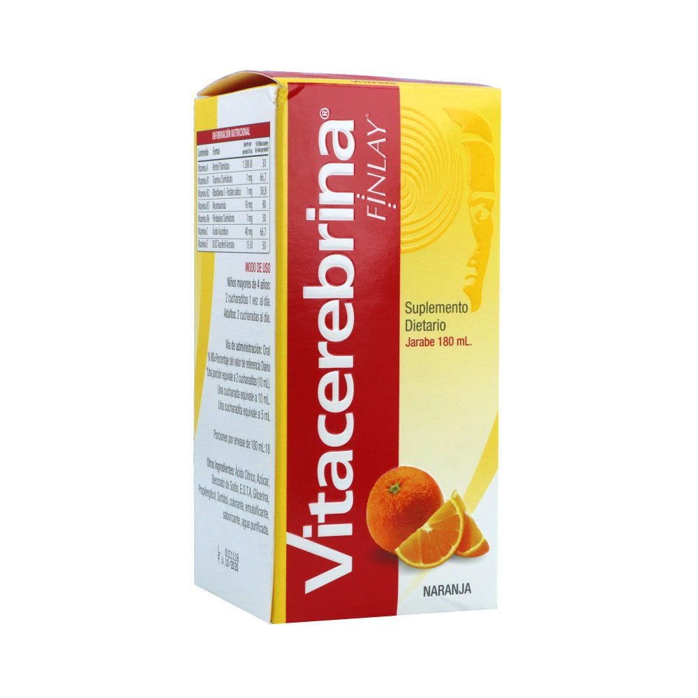 Vitacerebrina Jarabe Frasco X 180mL Naranja