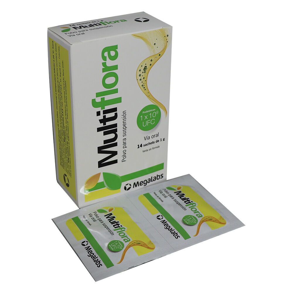 Multiflora Caja X 14 Sobres Polvo Suspensión Oral