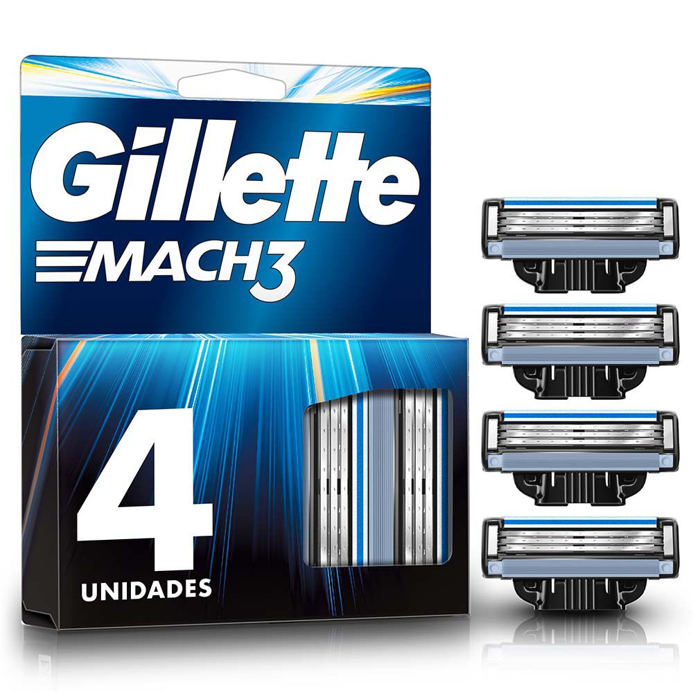 Repuesto Mach3 Gillette Caja X 4