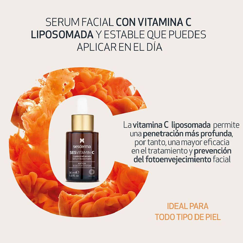 Serum-Facial-Antioxidante-Sesderma-Sesvitamin-C-Frasco-30Ml-imagen-3