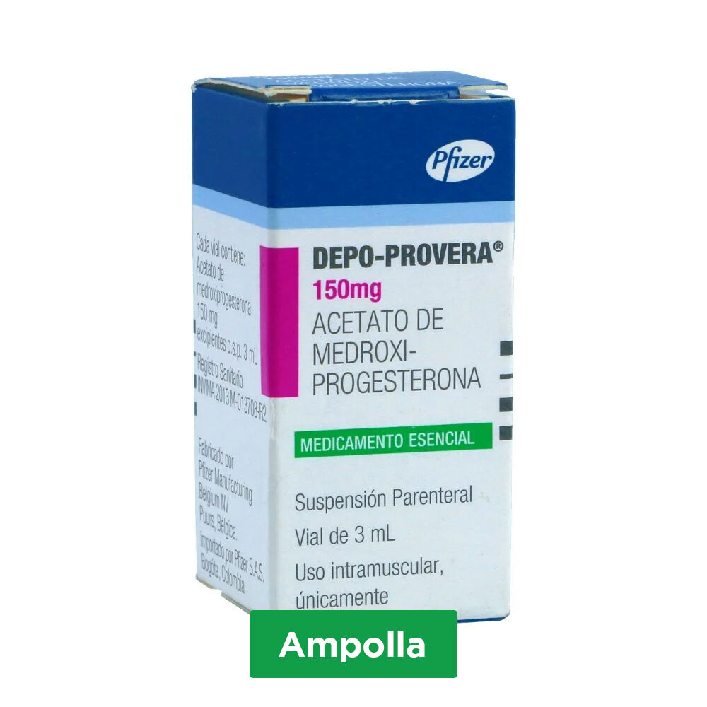Depo Provera 50Mg/mL Solución Inyectable X 1 Ampolla X 3mL