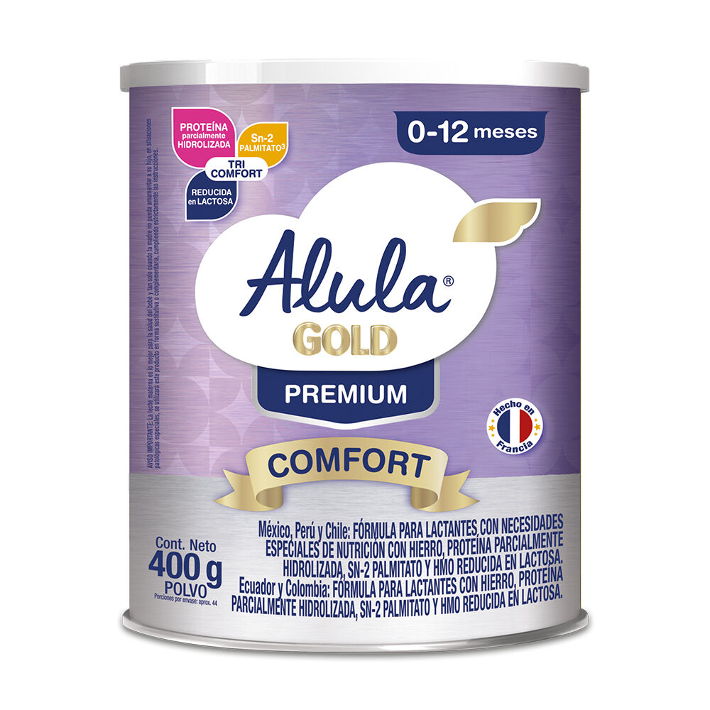 Alula Gold Comfort Premium 0-12 Meses Tar X 400Gr