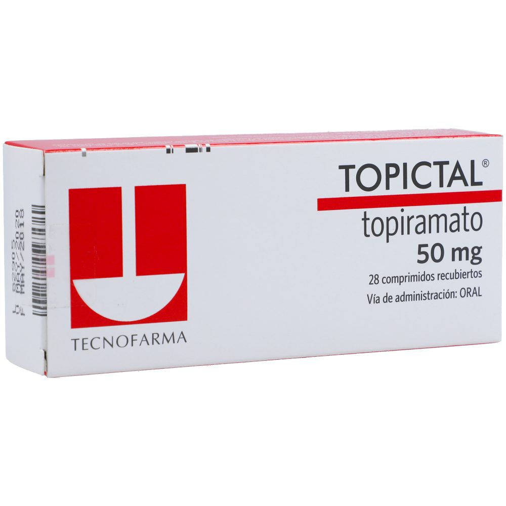 Topictal 50Mg Caja X 28 Tabletas Recubiertas