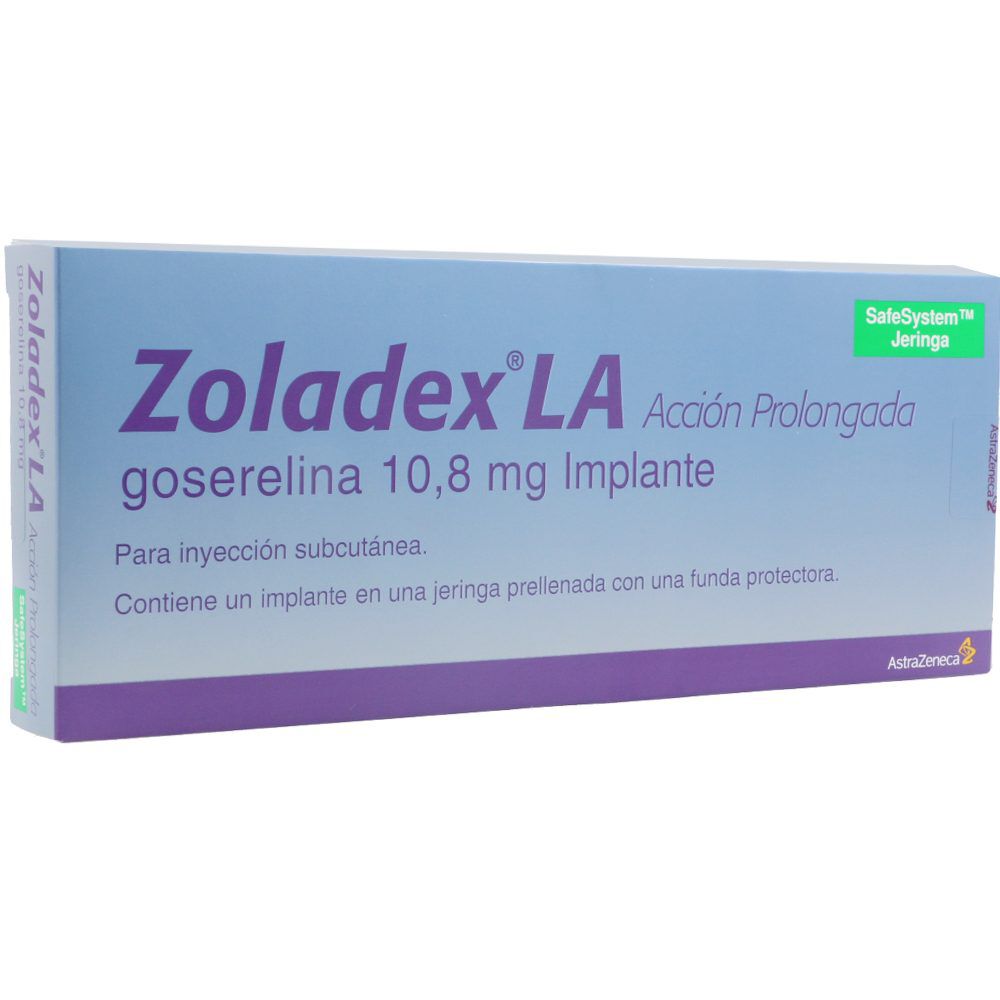 Zoladex LA Acción Prolongada 10.8Mg Para Inyección Subcutánea Jeringa Prellenada