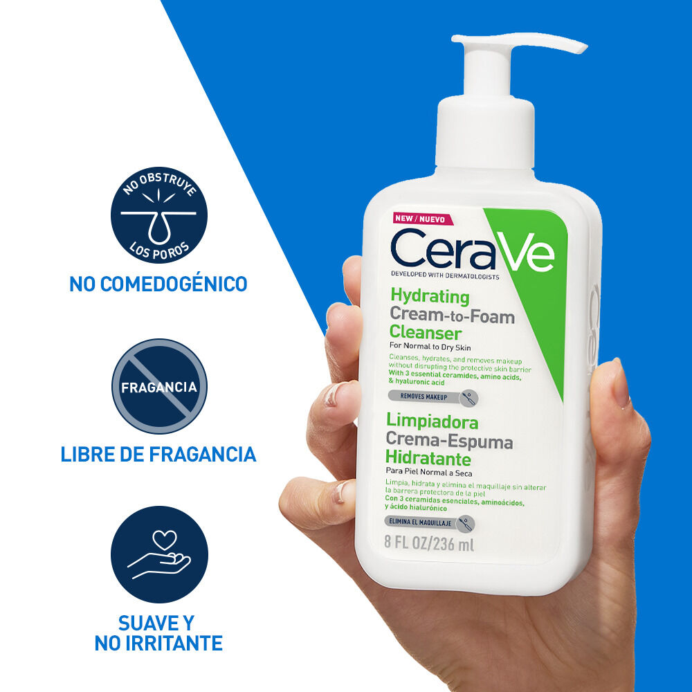 Espuma-Cerave-Limpiadora-Hidratante-Frasco-X-236Ml-imagen-5