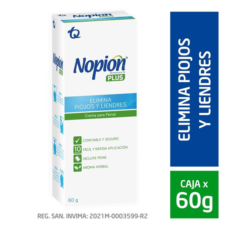 Nopion Plus 1% Crema Capilar Frasco X 60 Gr