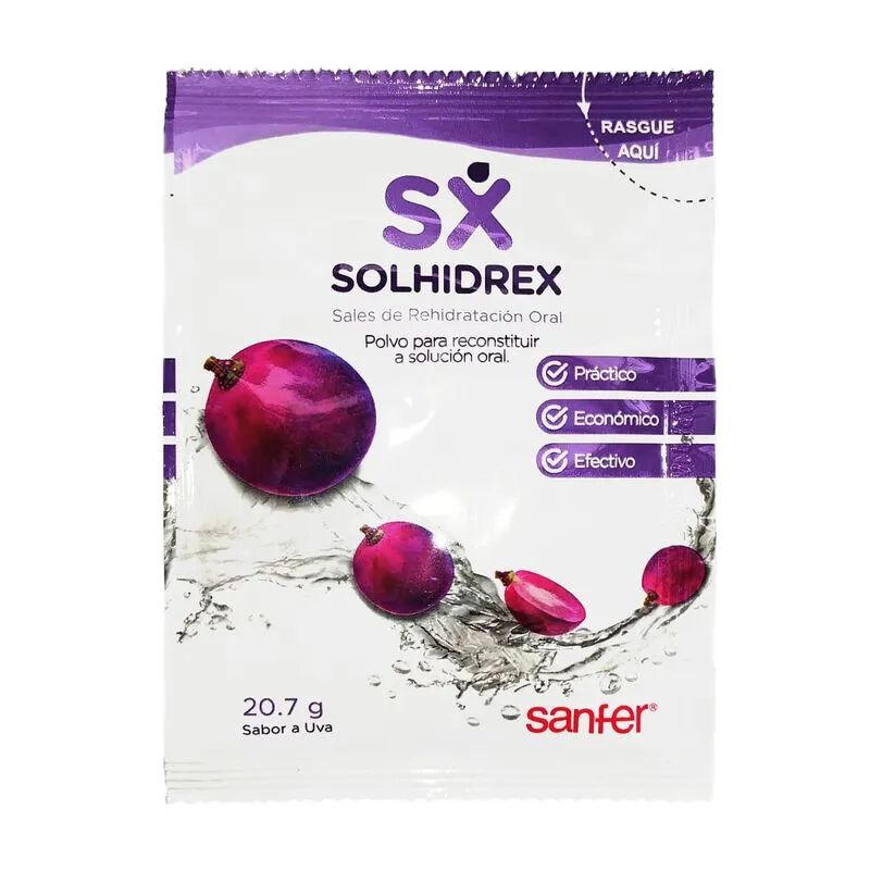 Solhidrex Formula Oms Polvo Solucion Oral X 1 Sobrex20.7Gr Uva