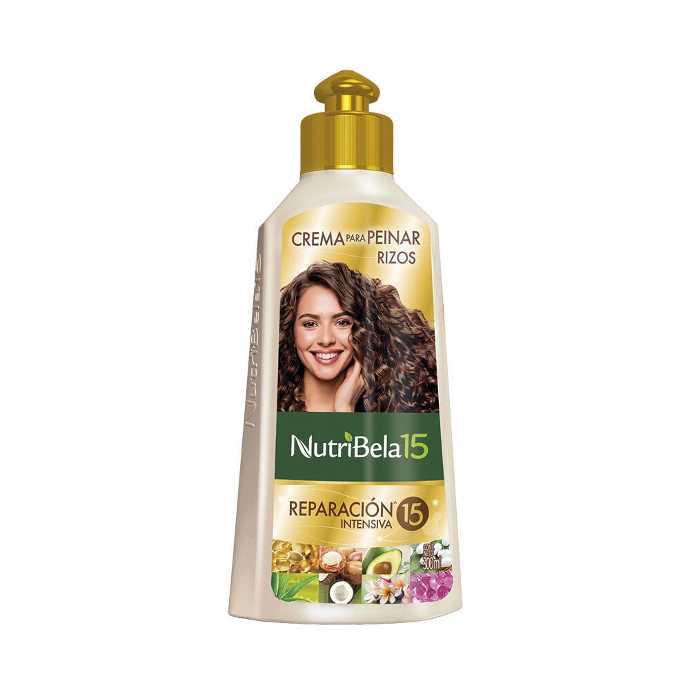 Crema Para Peinar Nutribela 15 Reparacion Intensiva Frasco 300Ml
