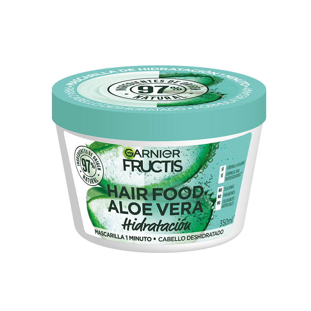 Mascarilla Capilar De Hidratación Garnier Fructis Hair Food Aloe Vera X350Ml