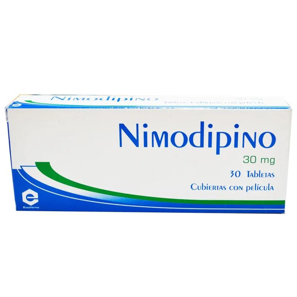 Nimodipina-30Mg-Tableta-Recubierta-Caja-X-30-Expofarma-imagen