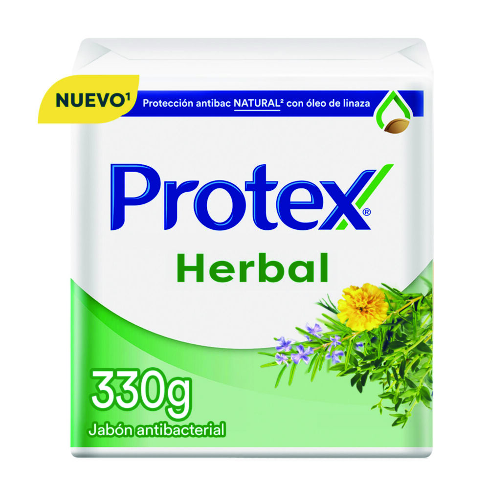 Jabón Antibacterial Protex Herbal Paquete X 3 Barras X 110Gr