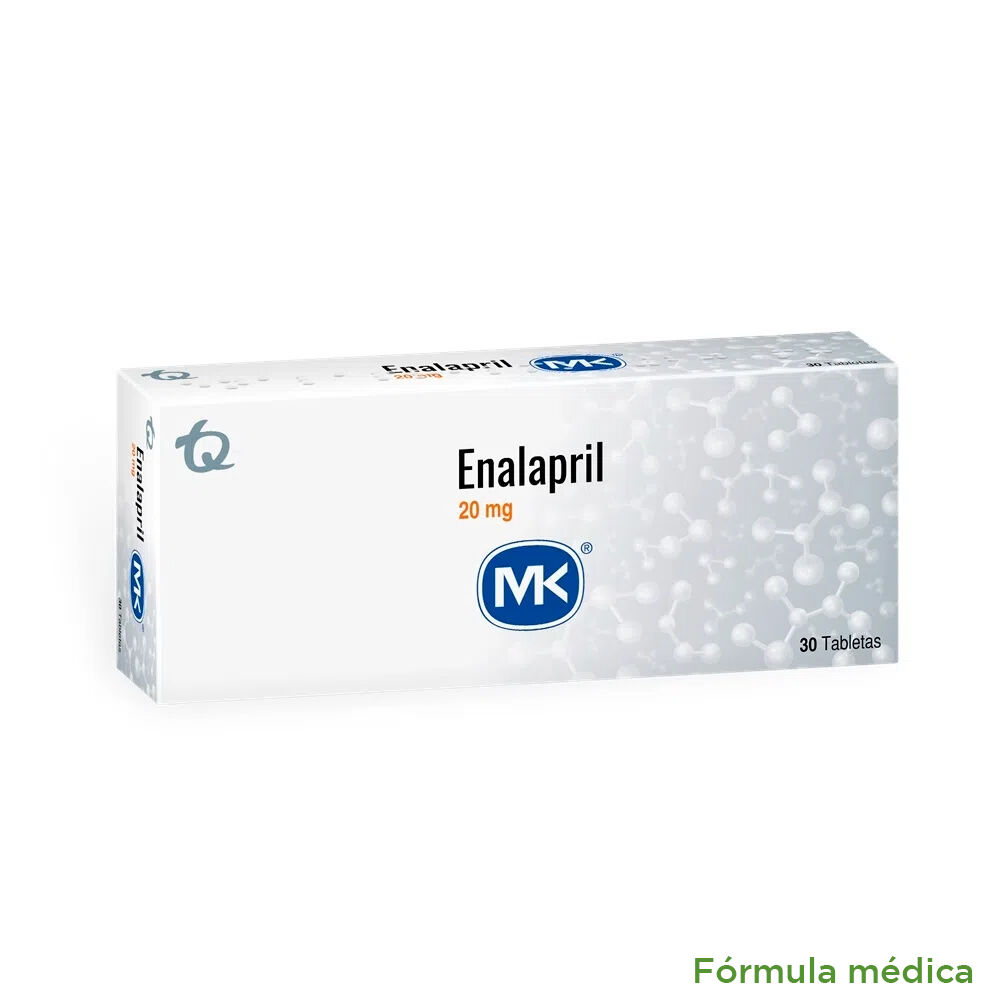 Enalapril 20Mg Tabletas Caja X 30 Mk