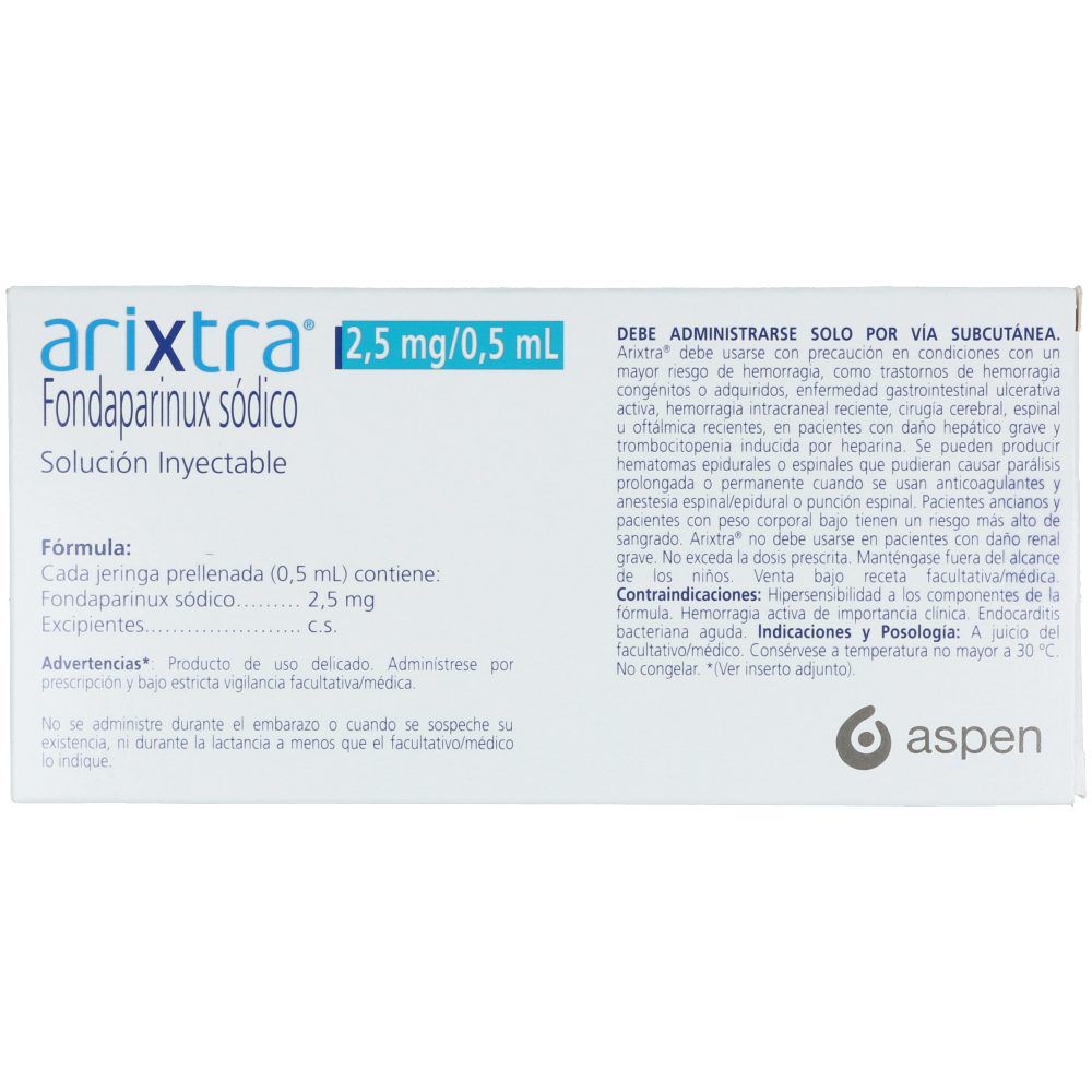 Arixtra-2.5Mg/0.5mL-Caja-X-2-Jeringas-Prellenadas-X-0,5mL-Solución-Inyectable-imagen-2