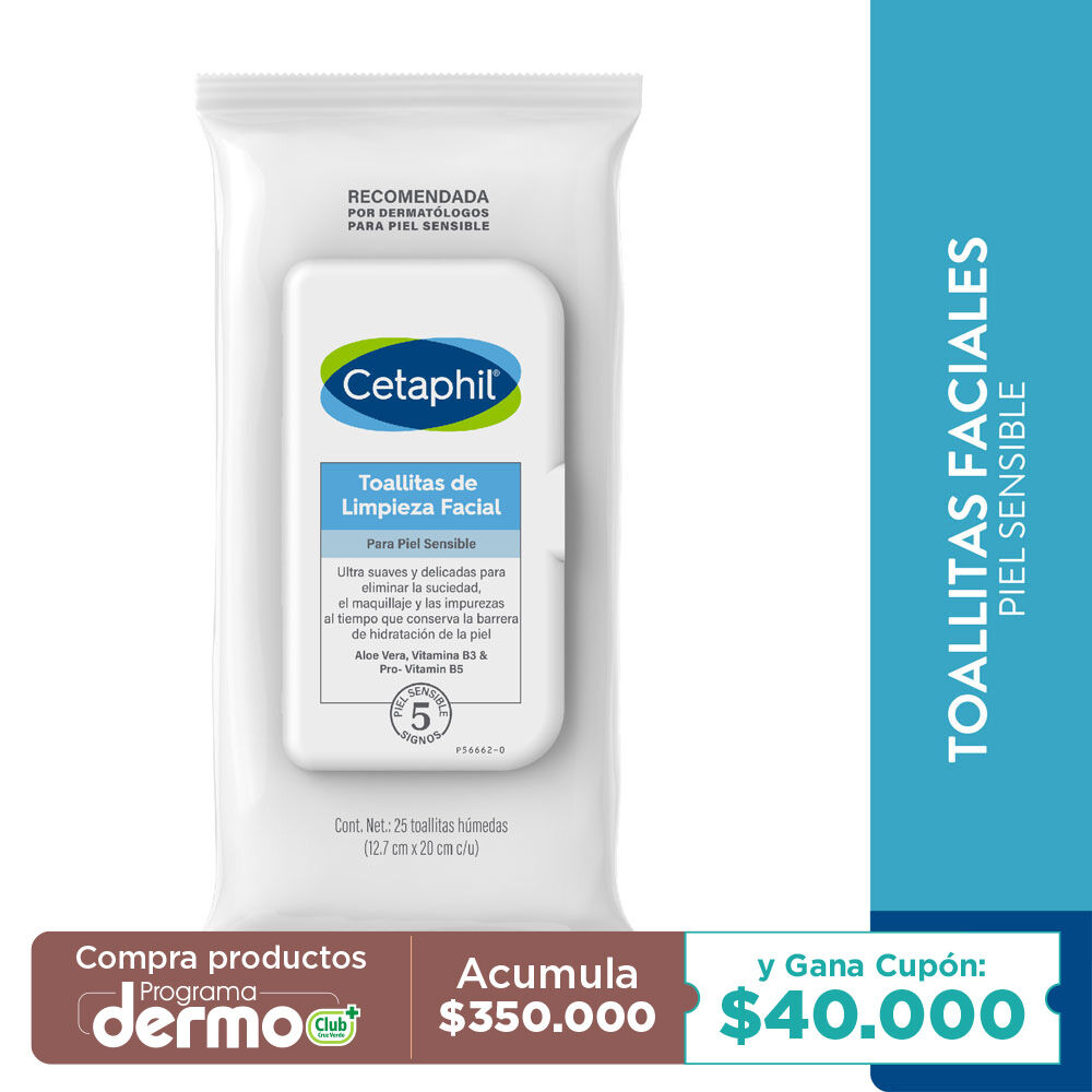 Toallitas-Limpieza-Facial-Cetaphil-Paq-X-25-Piel-Sensible-imagen-1