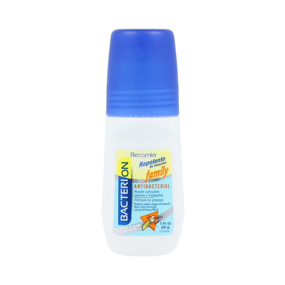 Repelente Insectos Family Roll Bacterion Frasco X 40Gr